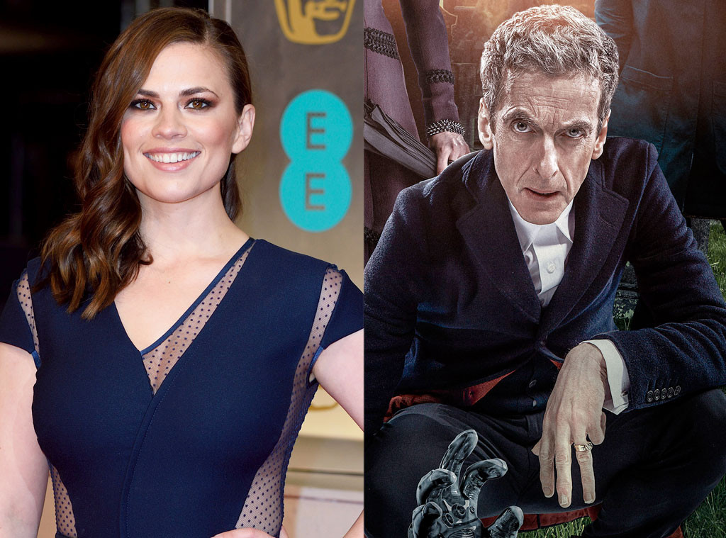 Hayley Atwell, Peter Capaldi, Doctor Who Hayley Atwell, Peter Capaldi, Doctor Who